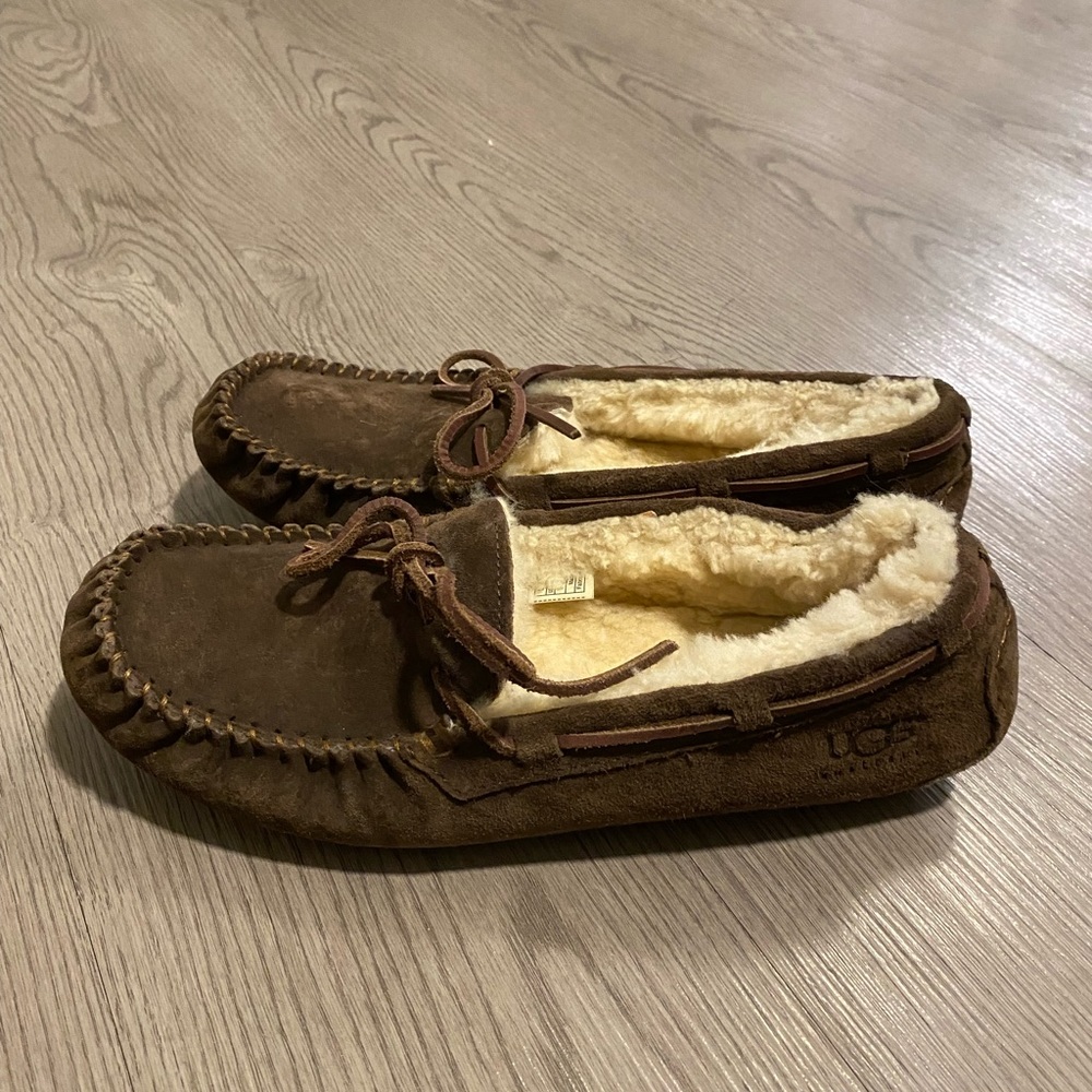 Brown Ugg moccasins